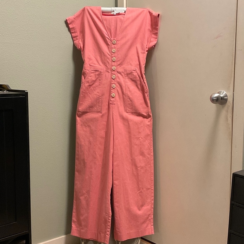 Madewell Pink Jumpsuit
